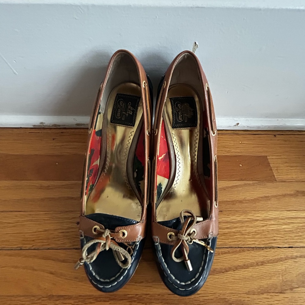 Sperry Top-Sider Milly high heel wedge shoe
